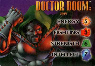 Doctor Doom 2099 4-Grid Character Card